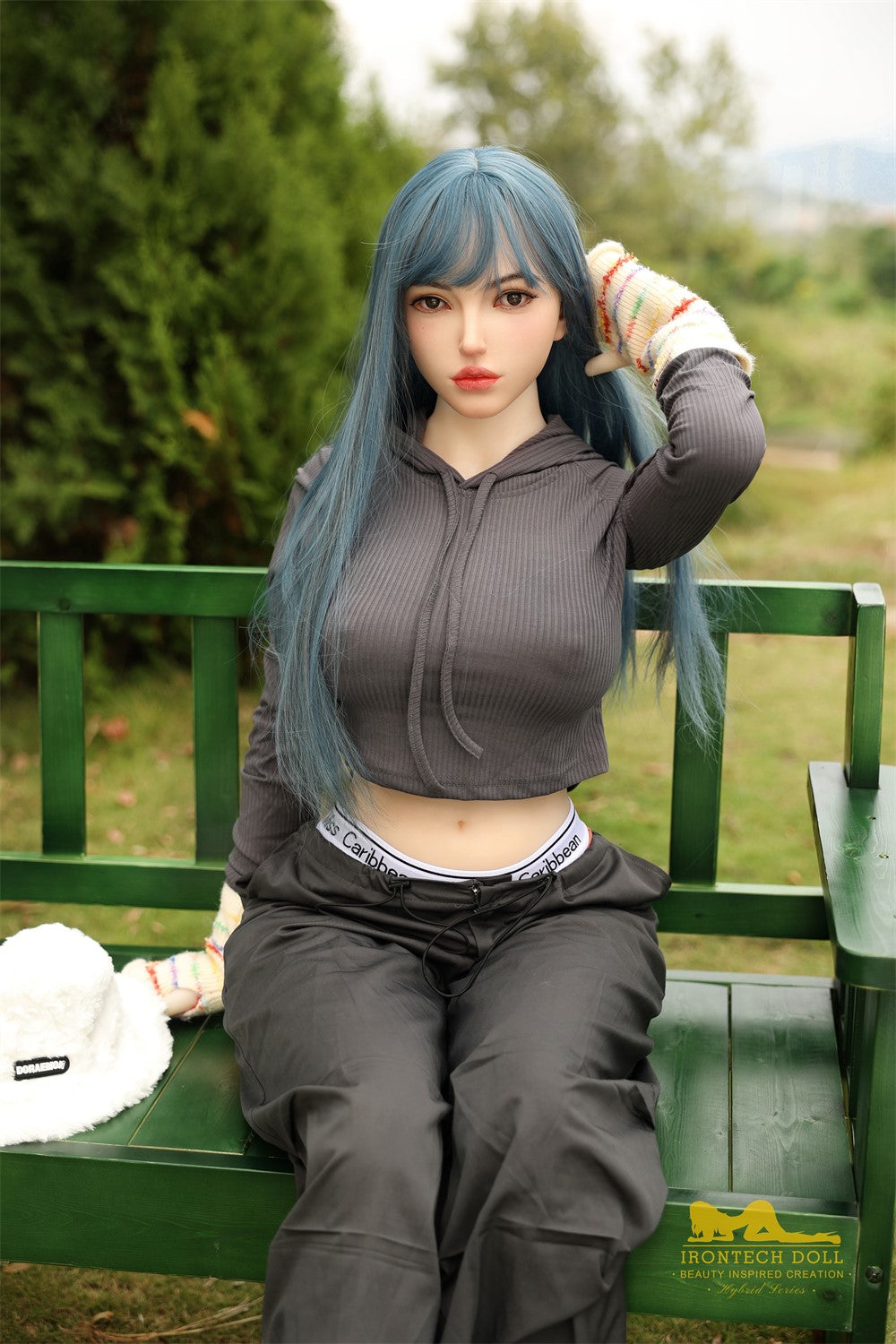 Joline poupée sexuelle (Irontech Doll 159 cm (G-Cup S41 TPE+Silicone)