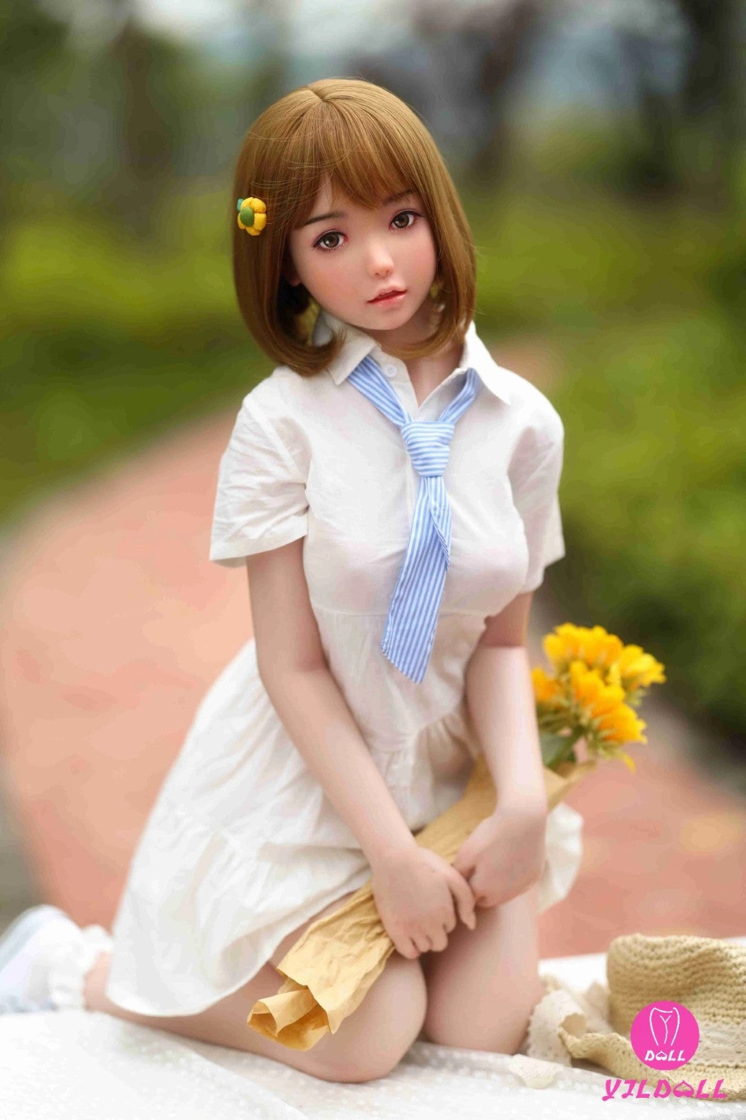 Liliane poupée sexuelle (YJL Doll Bonnet C 148 cm #315 TPE+Silicone)