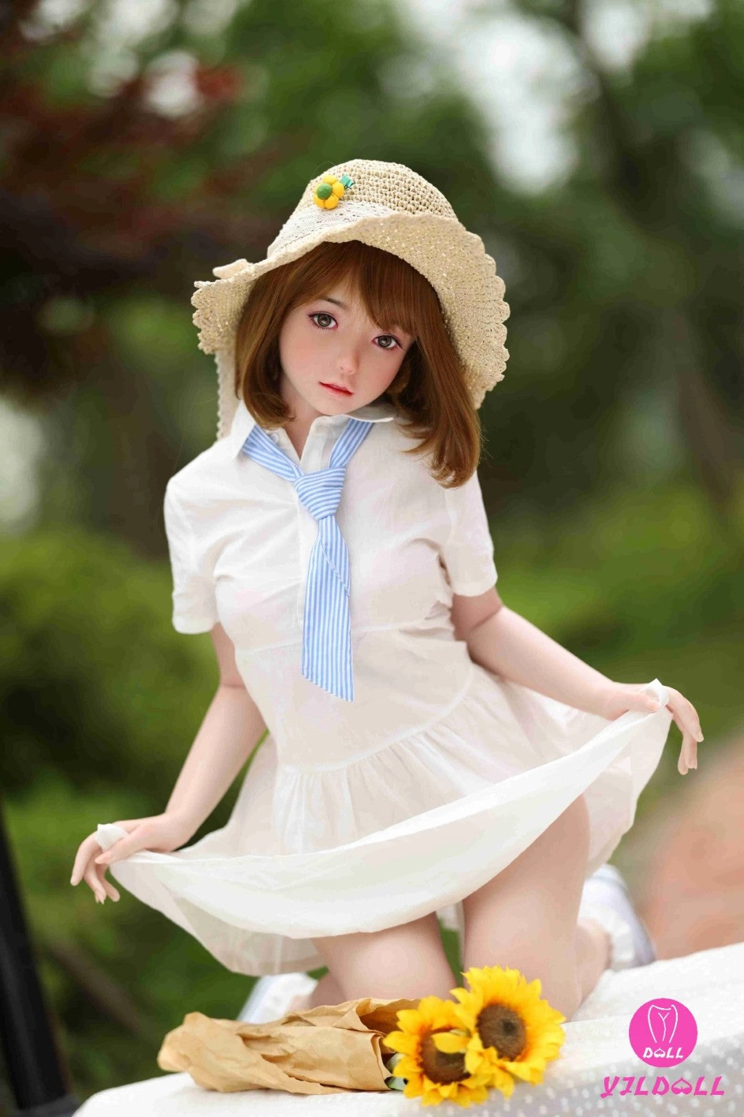Liliane poupée sexuelle (YJL Doll Bonnet C 148 cm #315 TPE+Silicone)