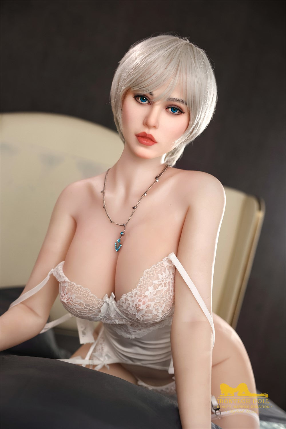Angèle poupée sexuelle (Irontech Doll 159 cm (G-Cup S2 TPE+Silicone)