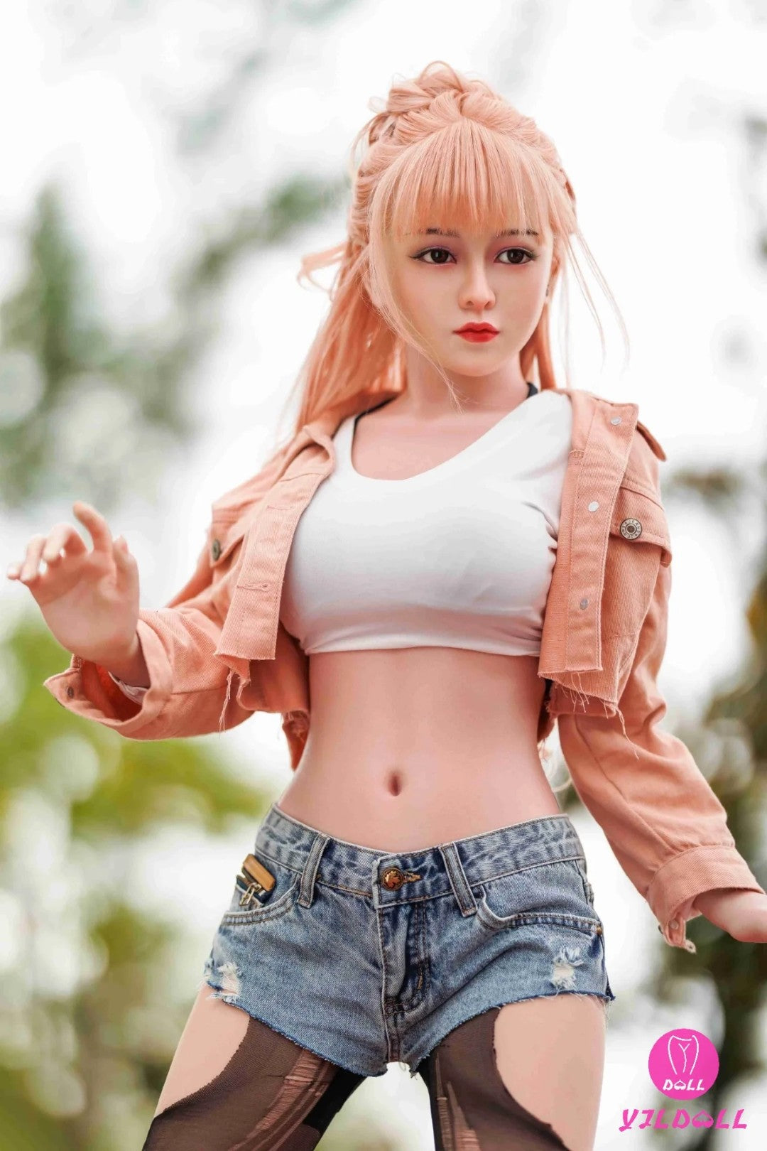 Lasley poupée sexuelle (YJL Doll 148cm D-Cup # 369 TPE + Silicone)