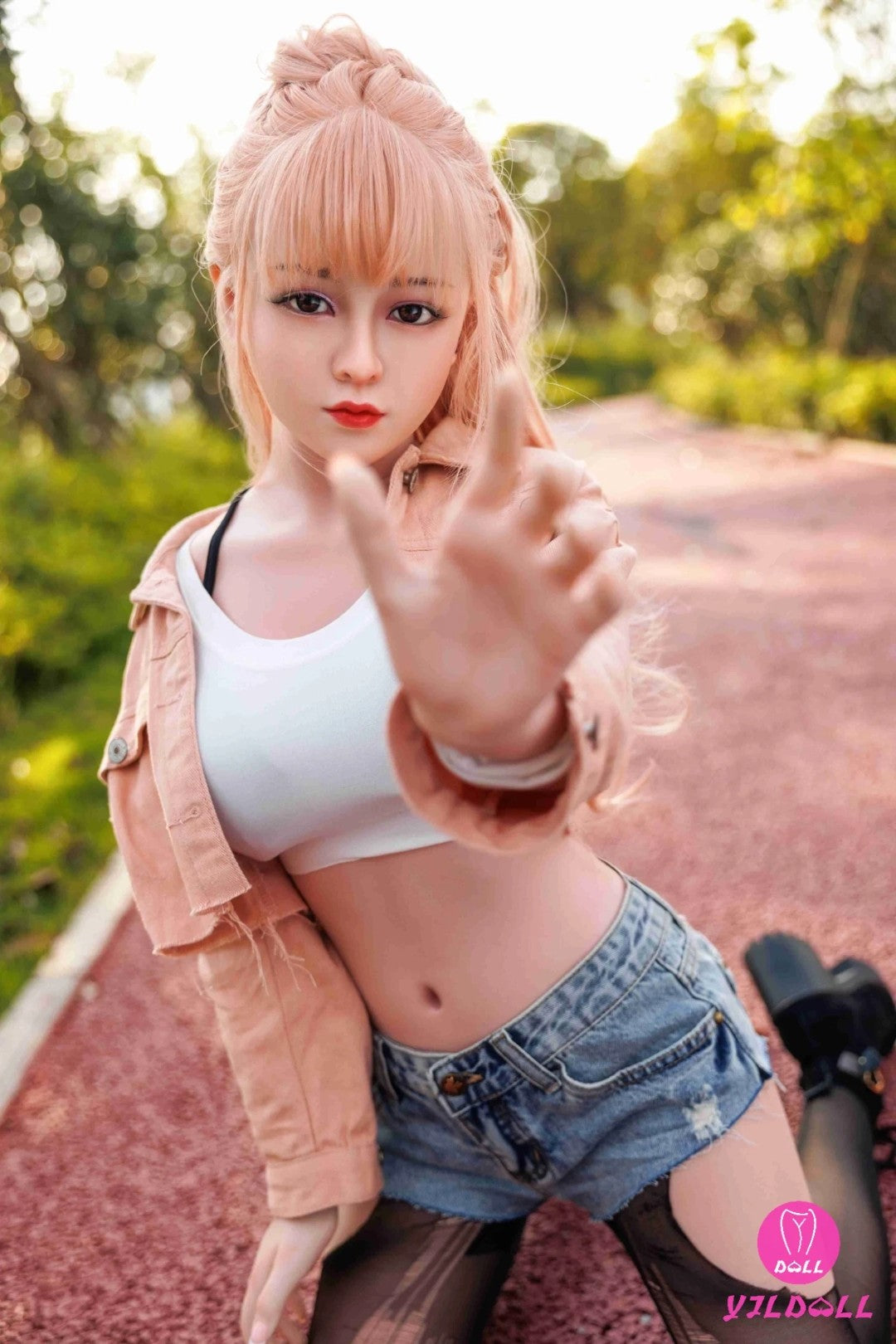 Lasley poupée sexuelle (YJL Doll 148cm D-Cup # 369 TPE + Silicone)