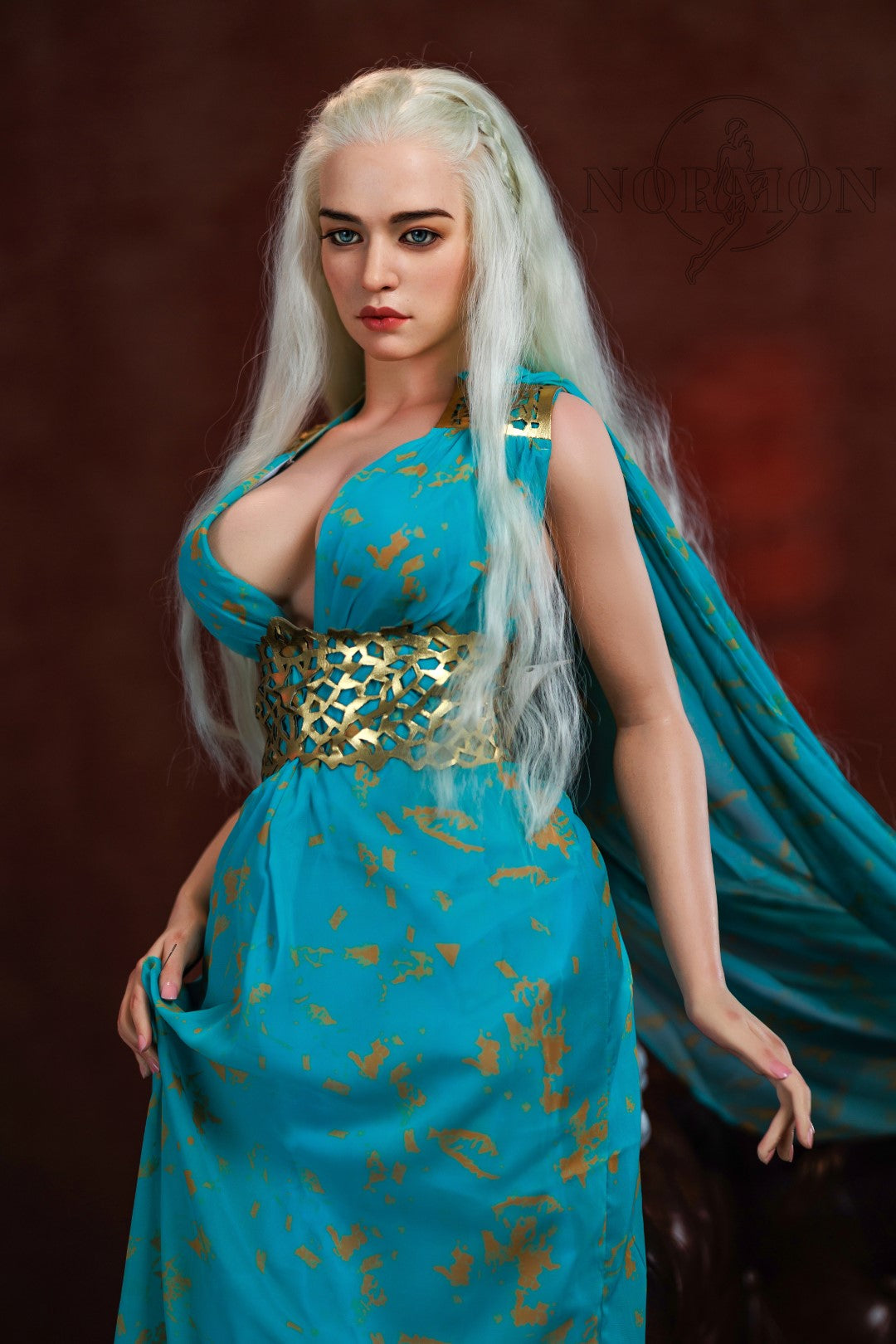 Daenerys poupée sexuelle (Normon Doll Bonnet F 163 cm NM015 TPE+Silicone)