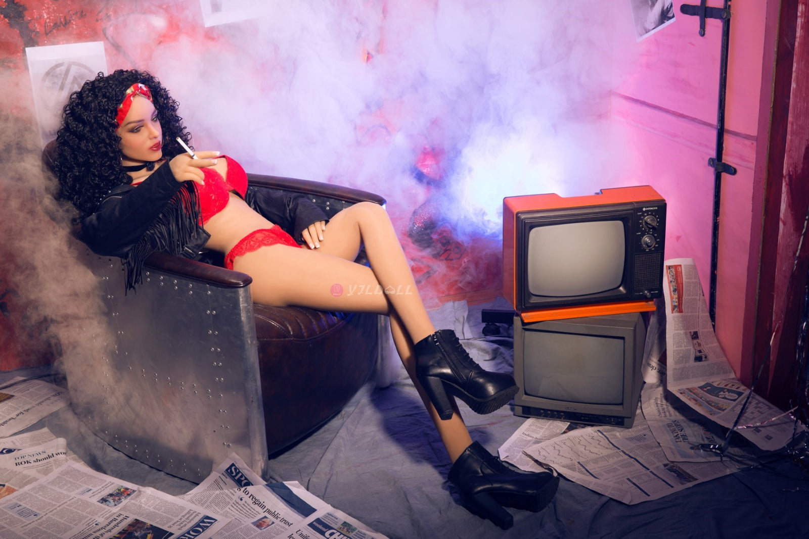 Émilie poupée sexuelle (YJL Doll Bonnet C 155 cm #868 TPE)