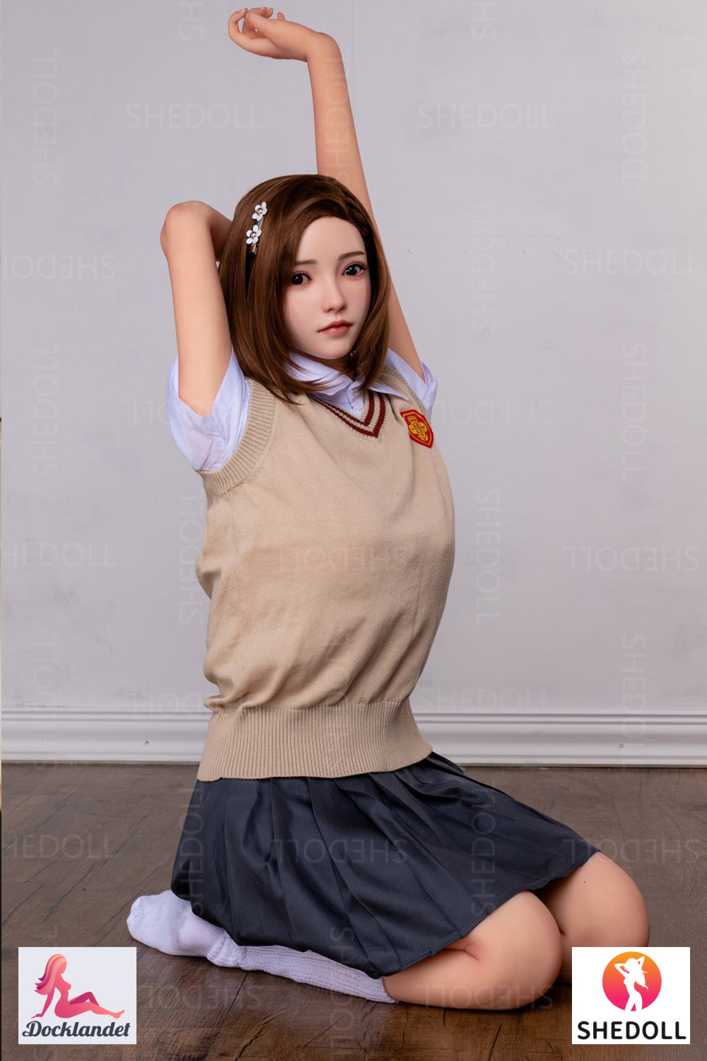 Rose poupée sexuelle (SHEDOLL Bonnet C 158 cm #SH022 TPE+Silicone)