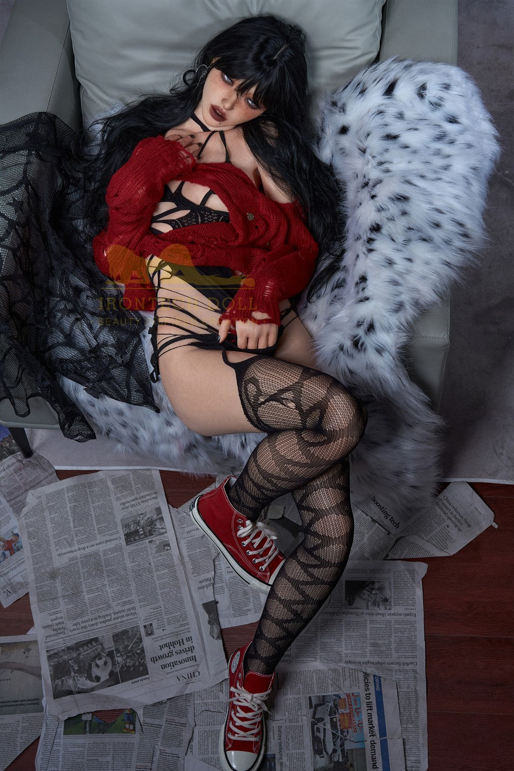 Vanessa poupée sexuelle (Irontech Doll 161 cm (B-Cup B2 Silicone)