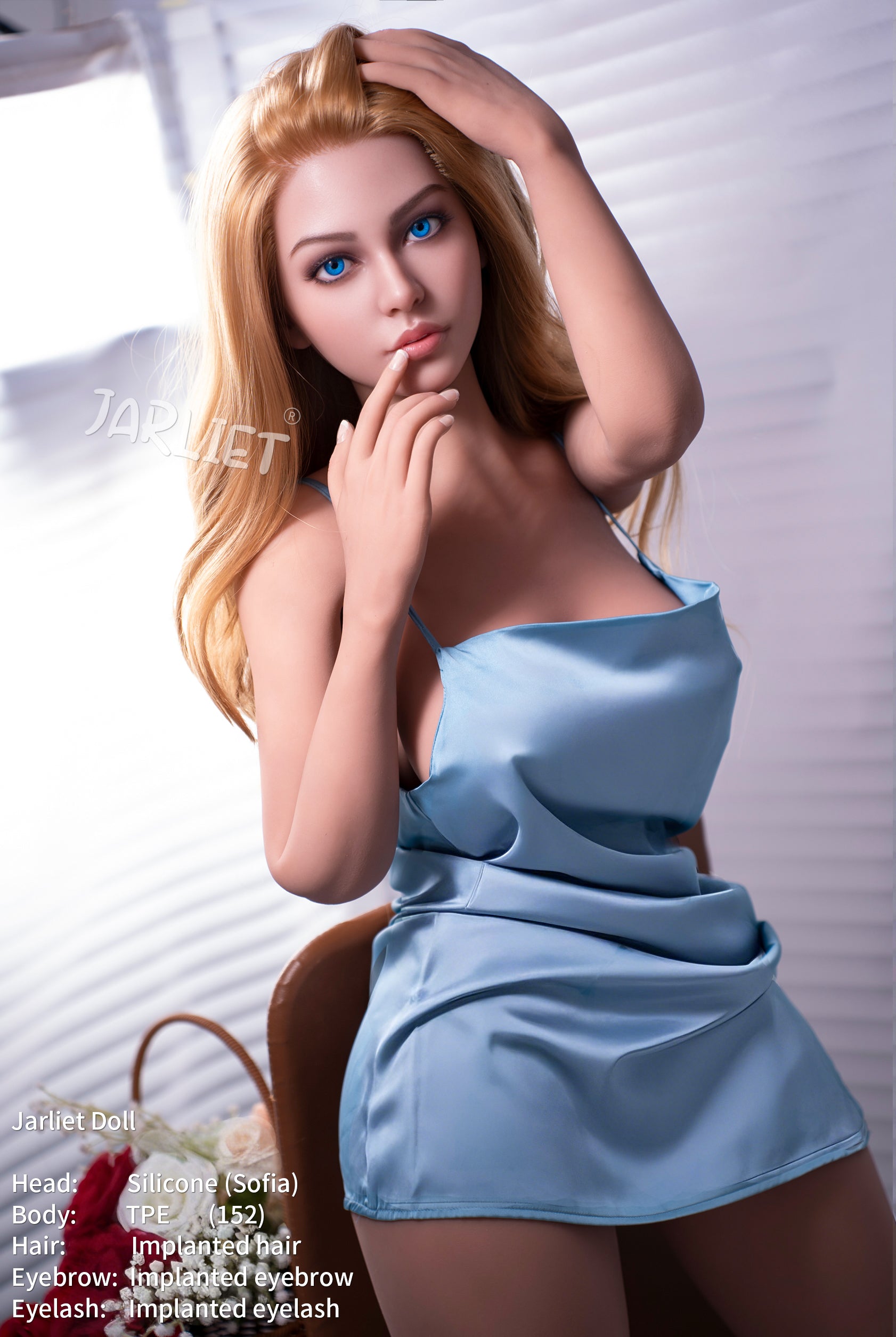 Sofia poupée sexuelle (Jarliet 152cm d-kupa tpe + silicone)