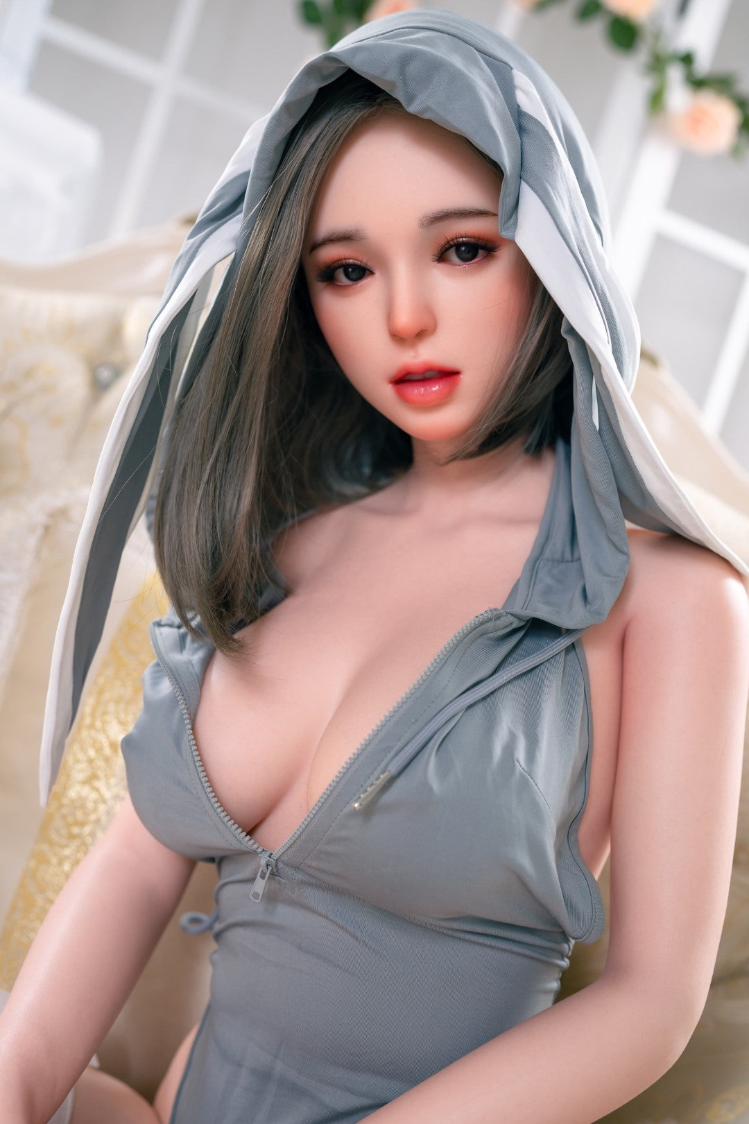Qing-Zhi poupée sexuelle (Tayu-Doll 148 cm D-Cup ZC-8# Silicone)