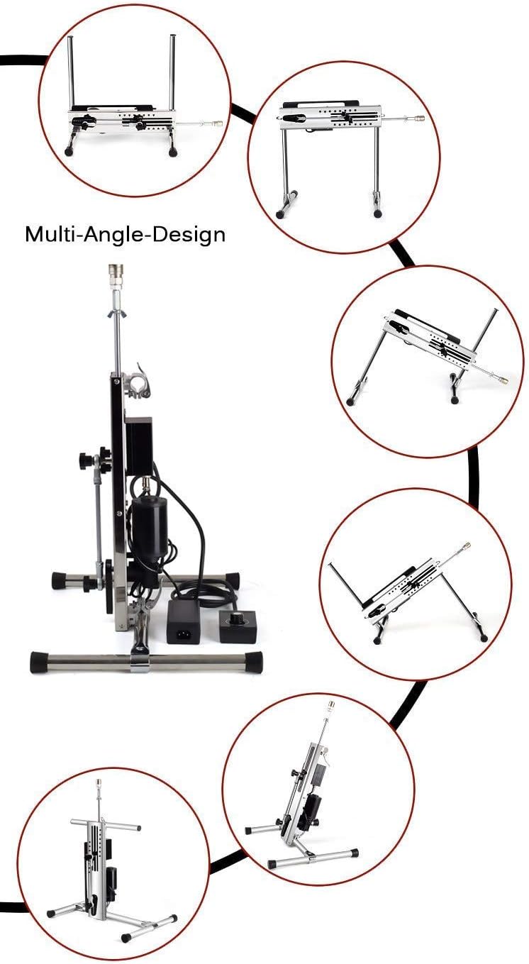 Machine sexuelle professionnelle à vitesse réglable et double contrôle - Moteur 120W