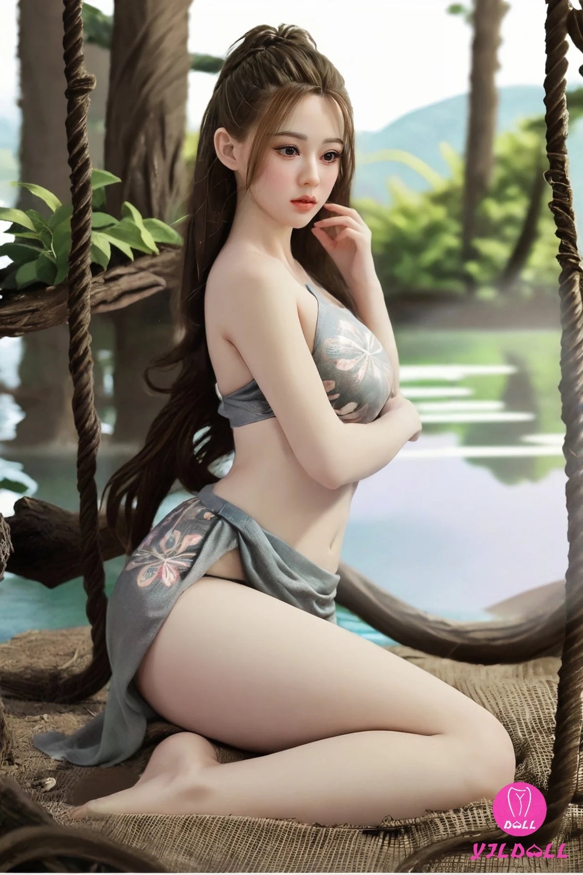 Elliott poupée sexuelle (YJL Doll 168 cm (E-Cup #402 TPE+Silicone)