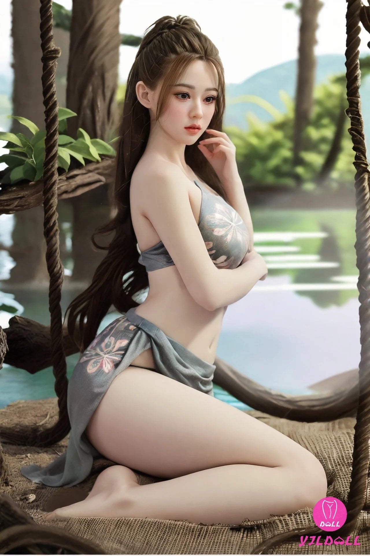 Elliott poupée sexuelle (YJL Doll 168 cm (E-Cup #402 TPE+Silicone)