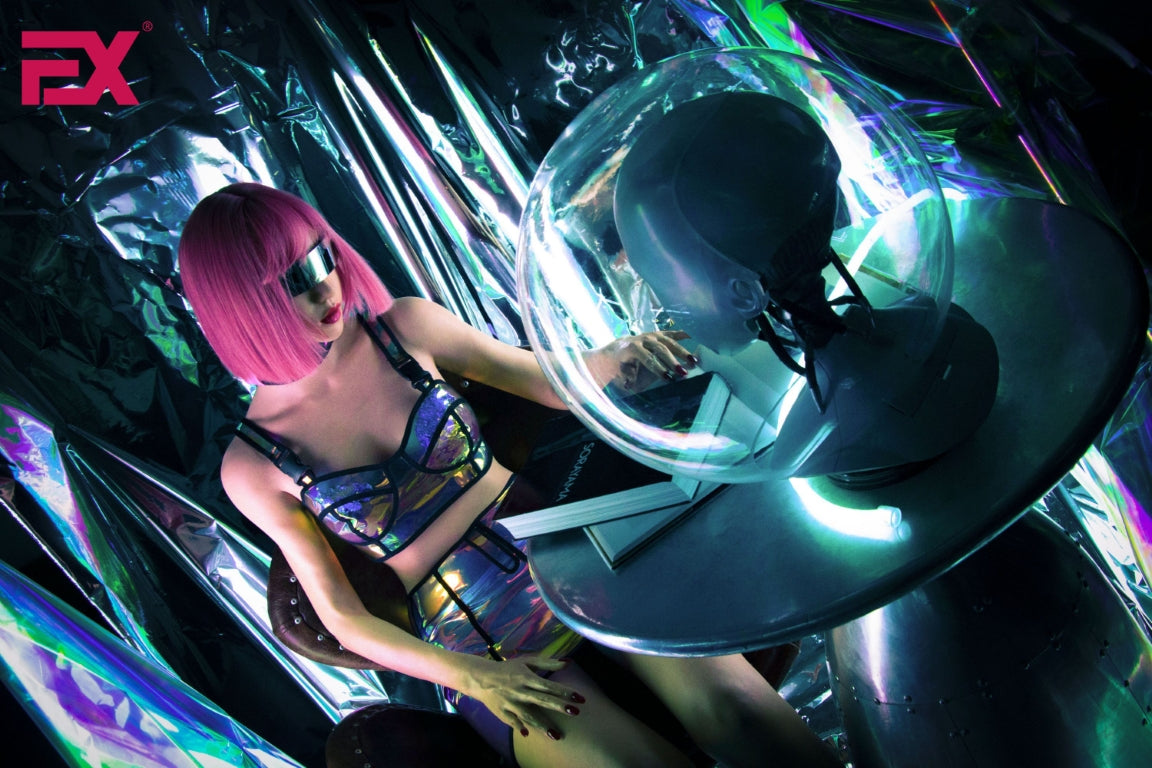 Jie CyberPunk poupée sexuelle (EXDoll Bonnet B 166 cm #Exclone Silicone)