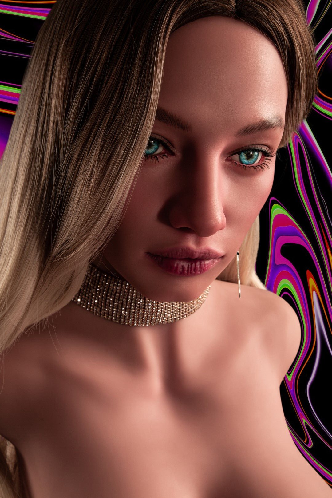 Sola Torse poupée sexuelle (Climax Doll Pro 110 cm bonnet L TPE+Silicone)