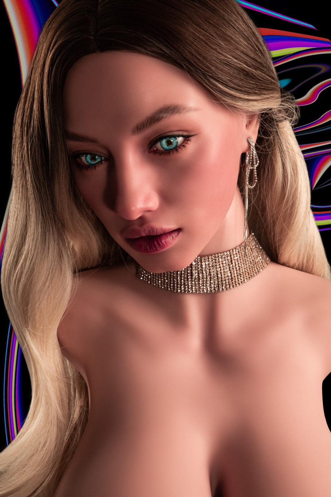 Sola Torse poupée sexuelle (Climax Doll Pro 110 cm bonnet L TPE+Silicone)