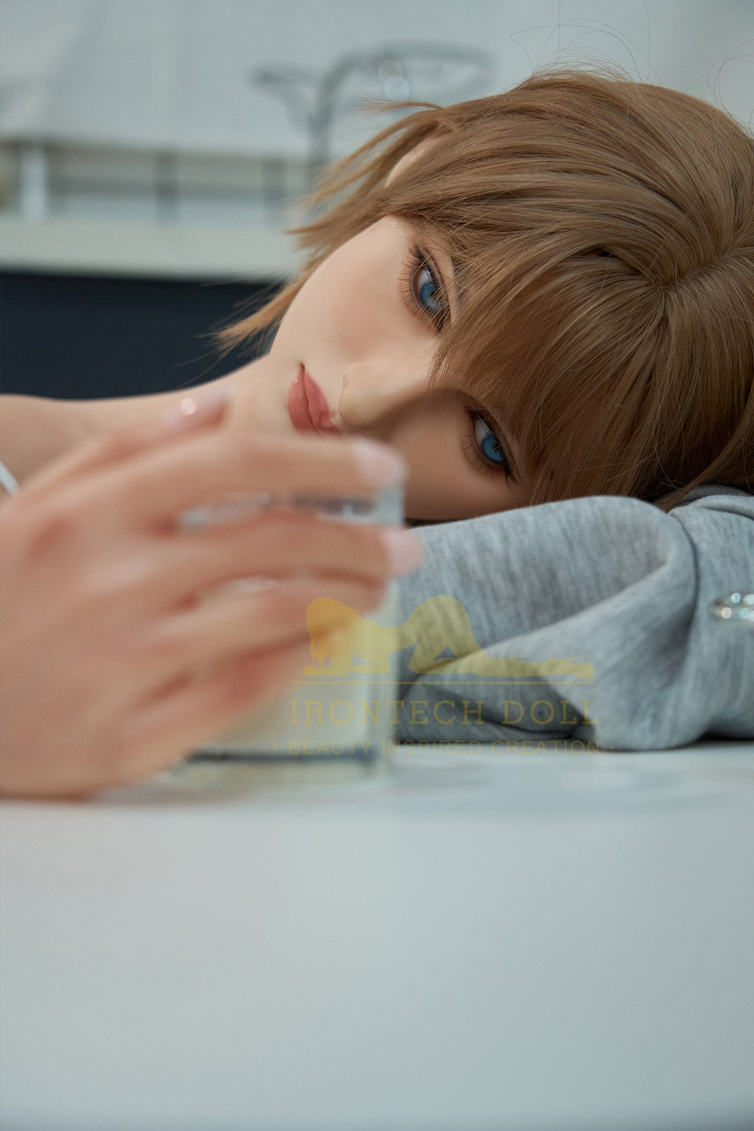 Tina poupée sexuelle (Irontech Doll 166 cm (C-Cup S45 Silicone)