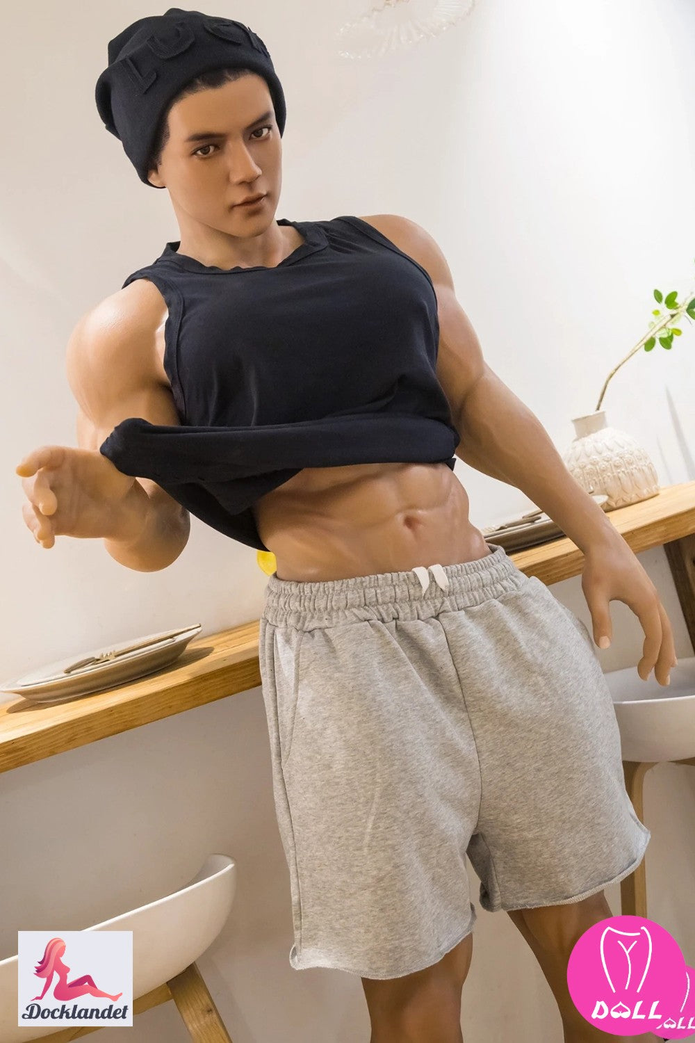 Richard mâle poupée sexuelle (YJL Doll 180 cm MD012 Silicone)