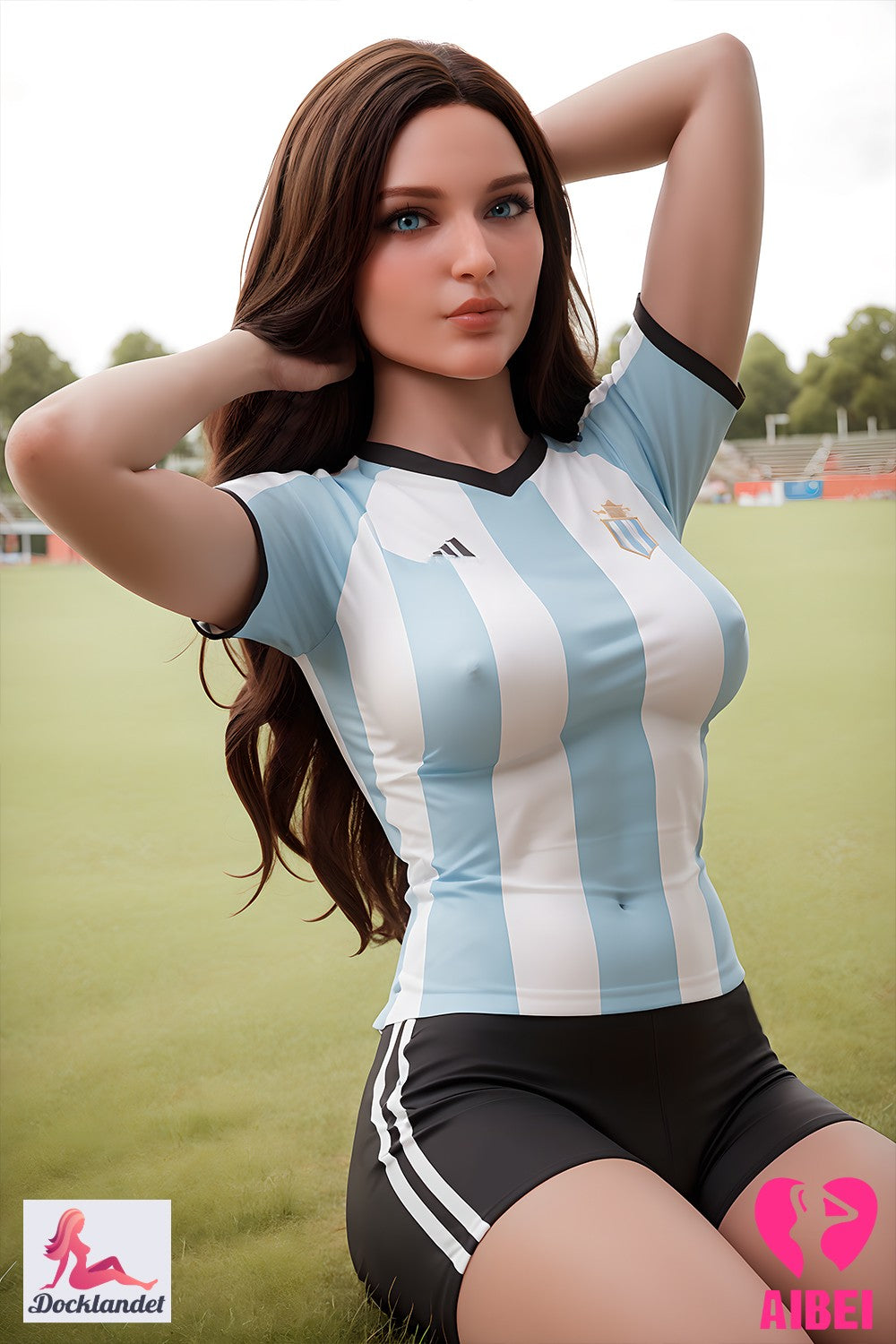 Andréa poupée sexuelle (Aibei Doll Bonnet D 166 cm #AB18 TPE+Silicone)