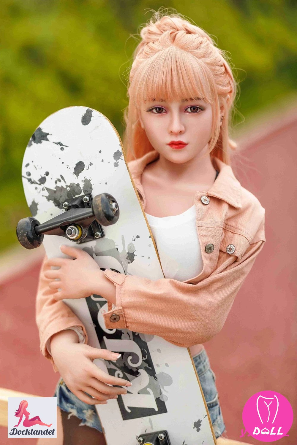 Lasley poupée sexuelle (YJL Doll 148cm D-Cup # 369 TPE + Silicone)