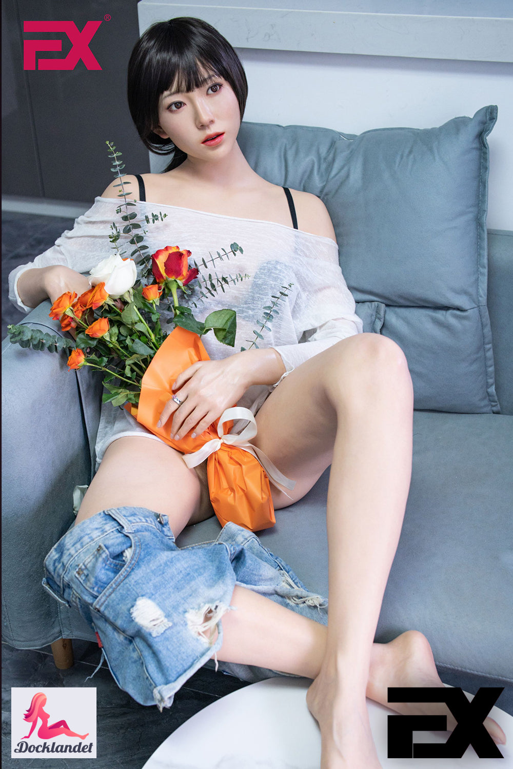 Monique V1 poupée sexuelle (EXDoll Bonnet B 162 cm #Exclone Silicone)