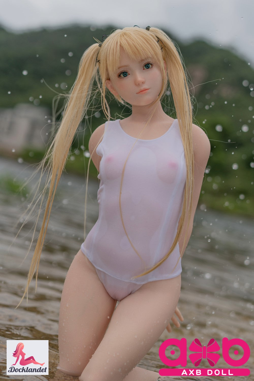 Marie rose mini poupée sexuelle (AXB Doll 85 cm B-tpup GF05-1 Silicone)