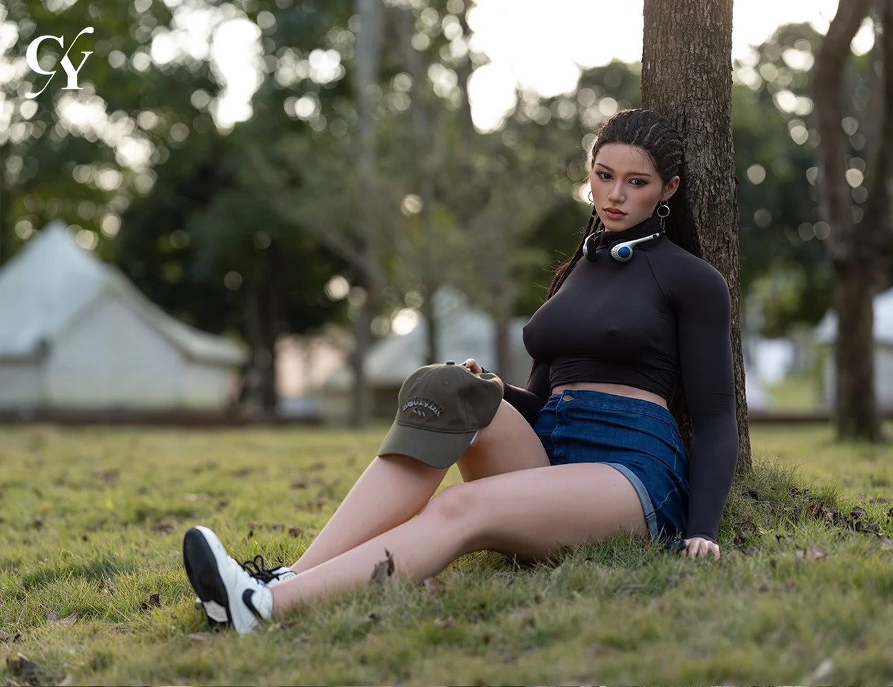 Amber poupée sexuelle (TOP CYDOLL Bonnet D 170 cm TPE+Silicone)