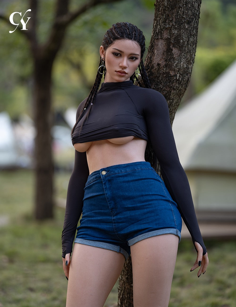 Amber poupée sexuelle (TOP CYDOLL Bonnet D 170 cm TPE+Silicone)