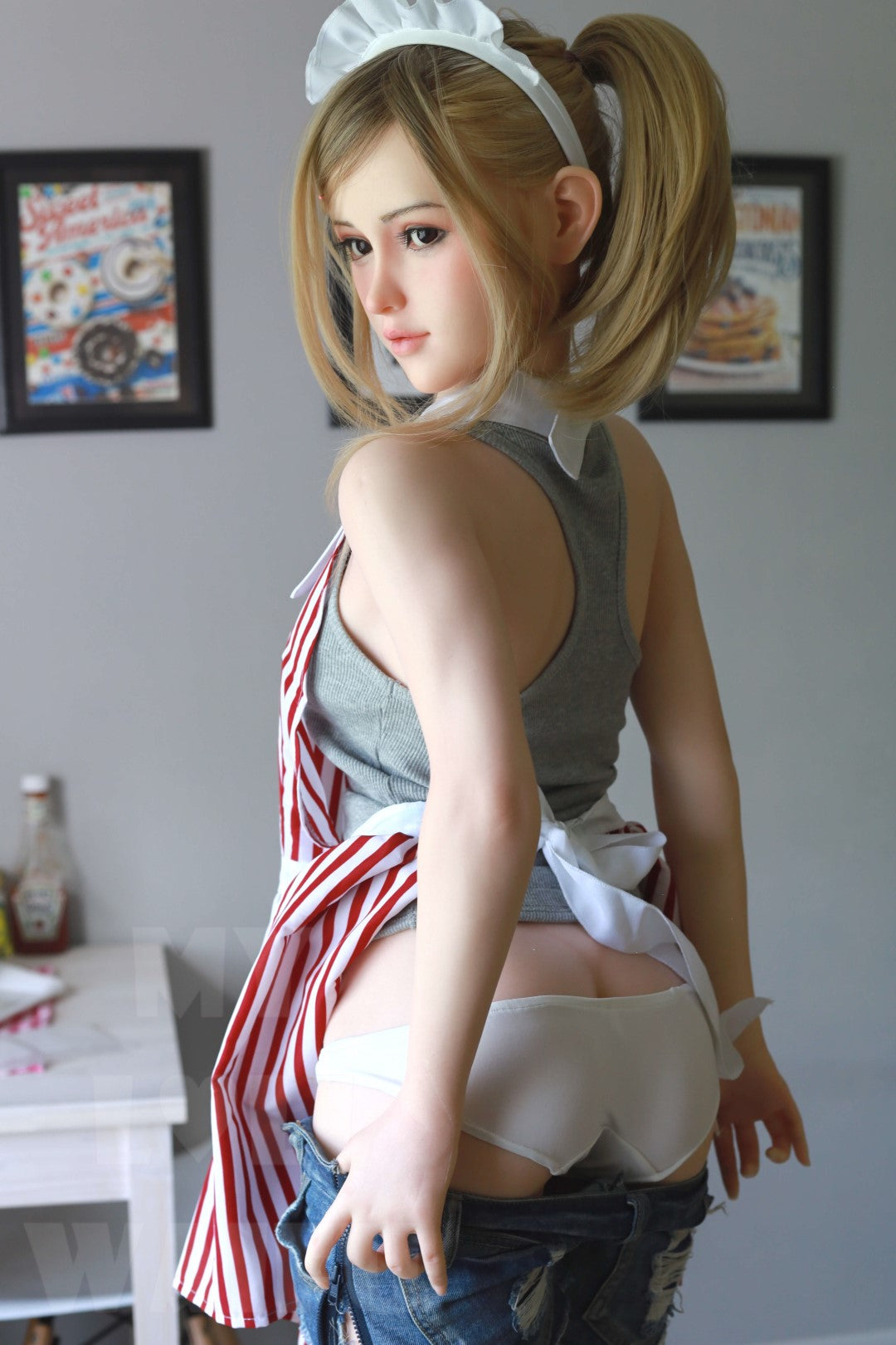 Arisa poupée sexuelle (My Loli Waifu 148 cm (B-Cup #8 Silicone)