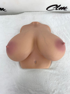 Torse des seins (XL) poupée sexuelle (Climax Doll Silicone Pro G-Cup)