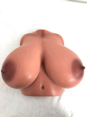 Torse des seins (XL) poupée sexuelle (Climax Doll Silicone Pro G-Cup)