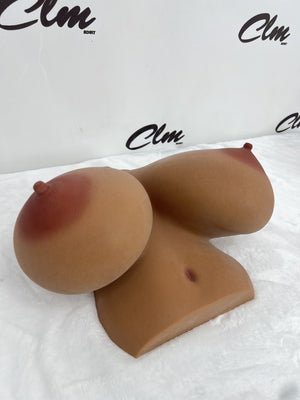 Torse des seins (XL) poupée sexuelle (Climax Doll Silicone Pro G-Cup)