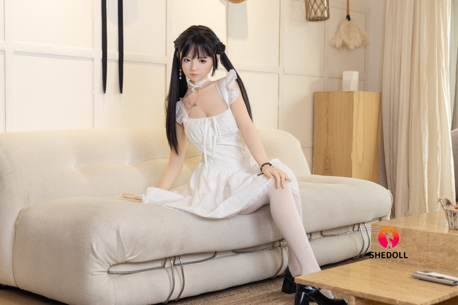 Freya poupée sexuelle (SHEDOLL Bonnet E 156 cm #SH060 2.0 TPE+Silicone)