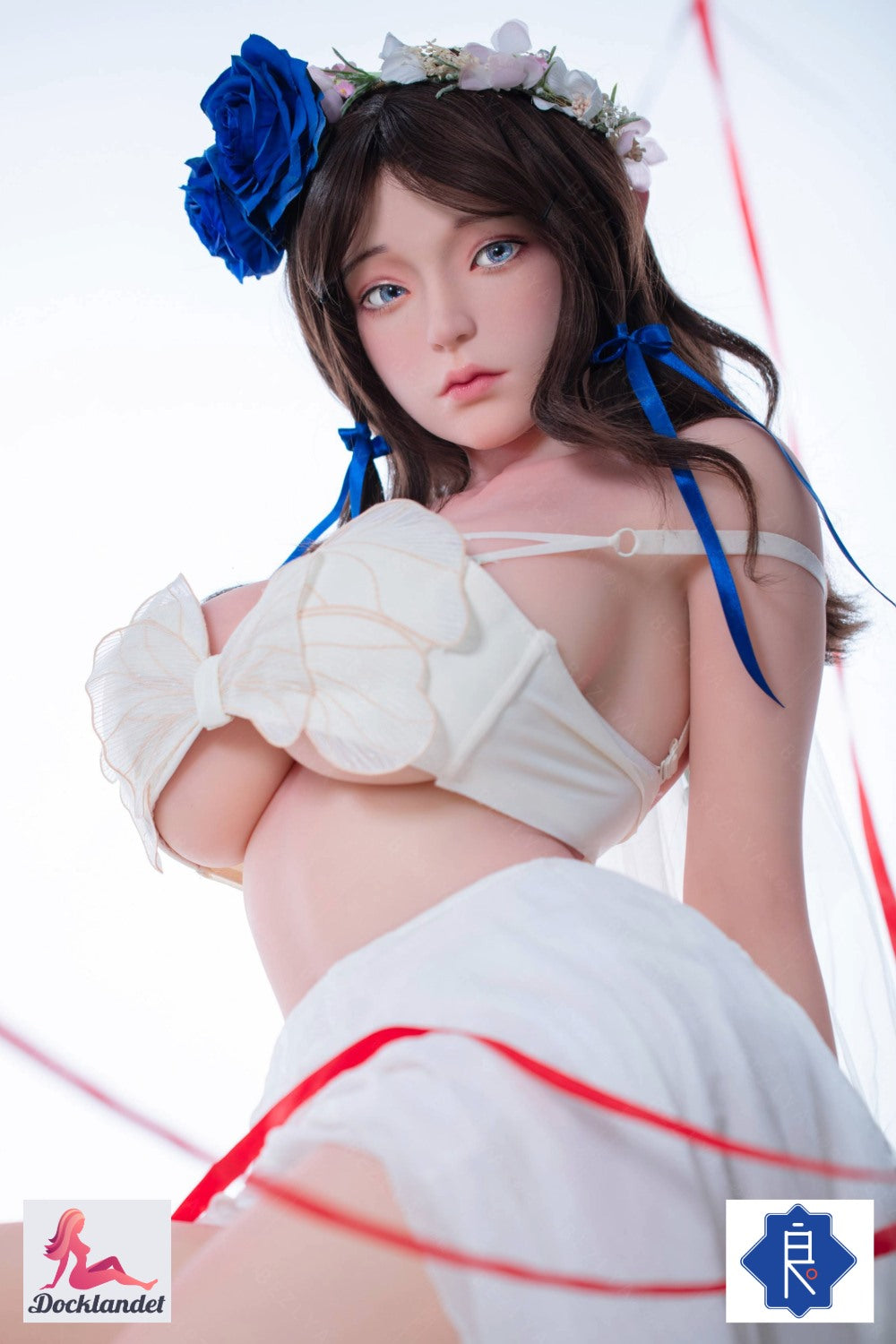 Pensée poupée sexuelle (Bezlya Doll Bonnet F 155 cm 2.0 TPE+Silicone)