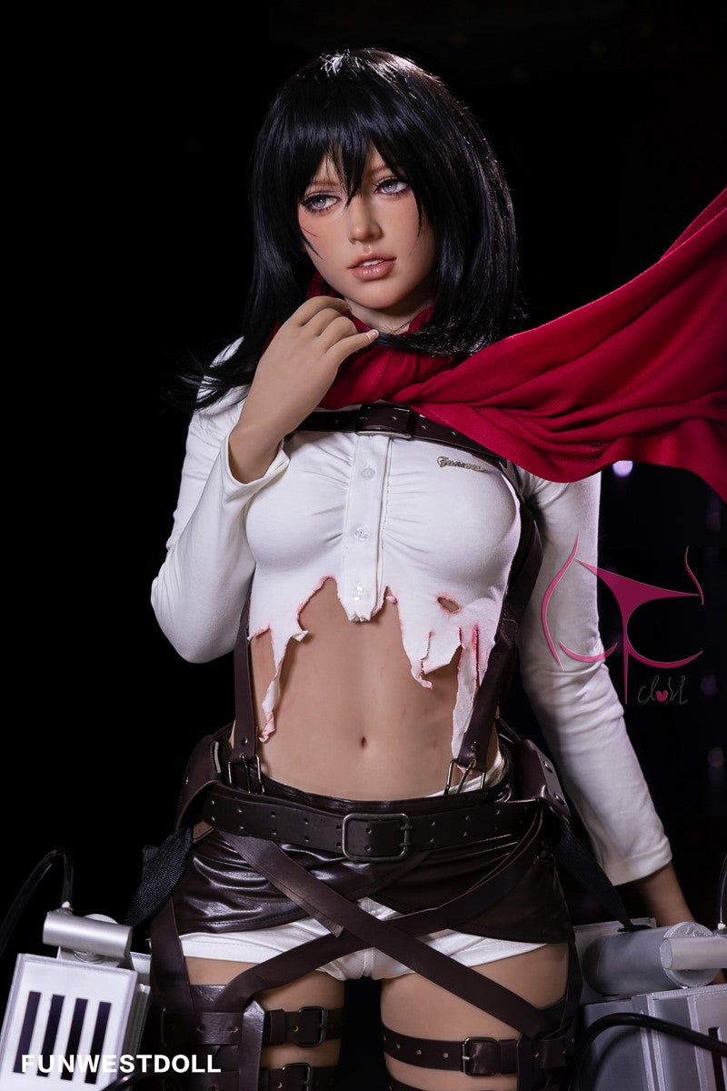 Mikasa Chloé poupée sexuelle (FunWest Doll 159cm A-Cup # 035 TPE)