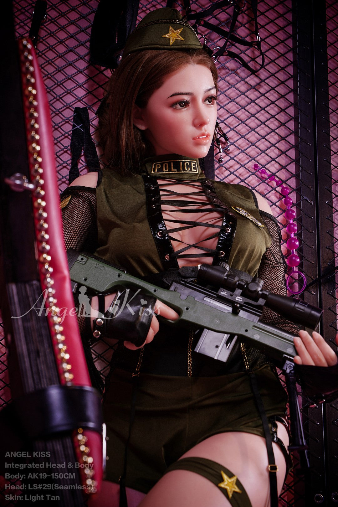 Christie poupée sexuelle (AK-Doll 150 cm Bonnet D #LS29 Silicone)
