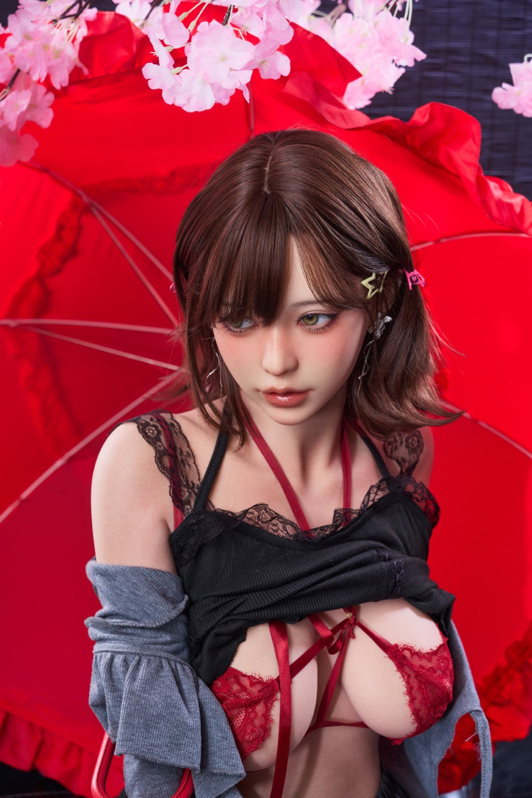 Yuna poupée sexuelle (Irontech Doll 151 cm (C-Cup T1 Silicone)