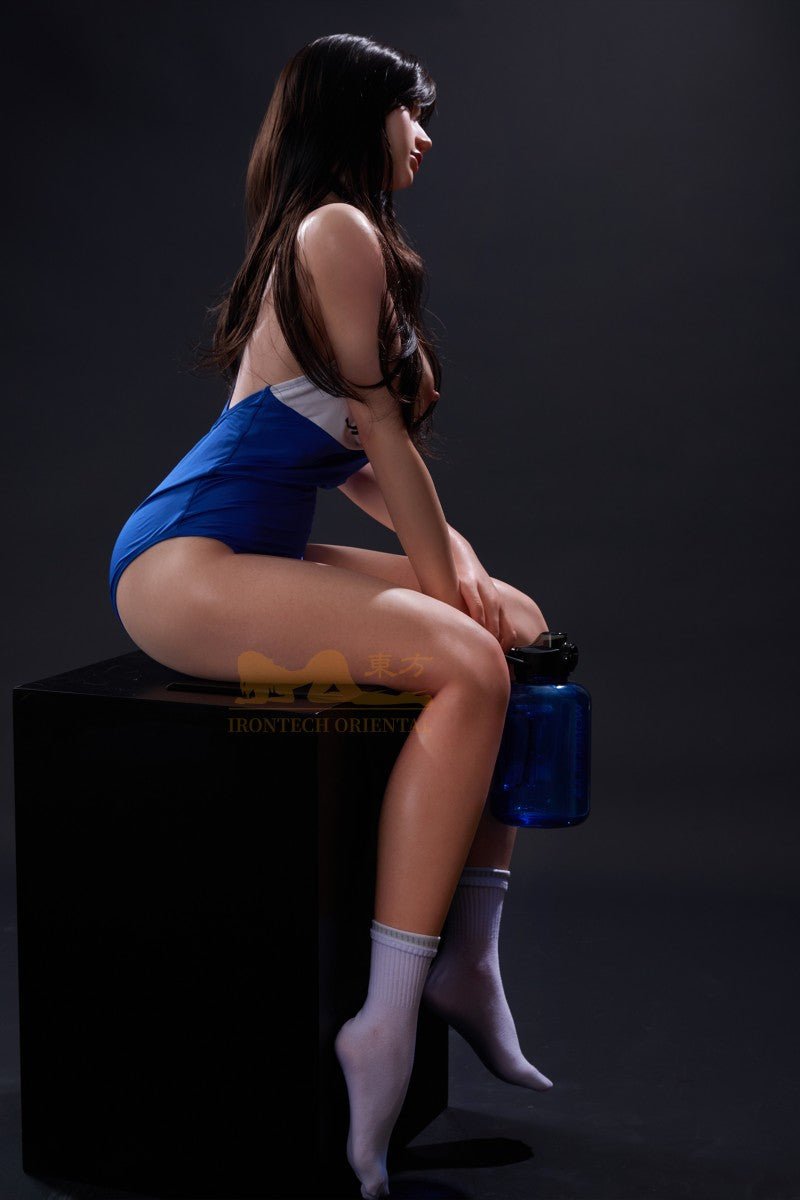Evie poupée sexuelle (Irontech Doll 161 cm F-Cup T4 Silicone)