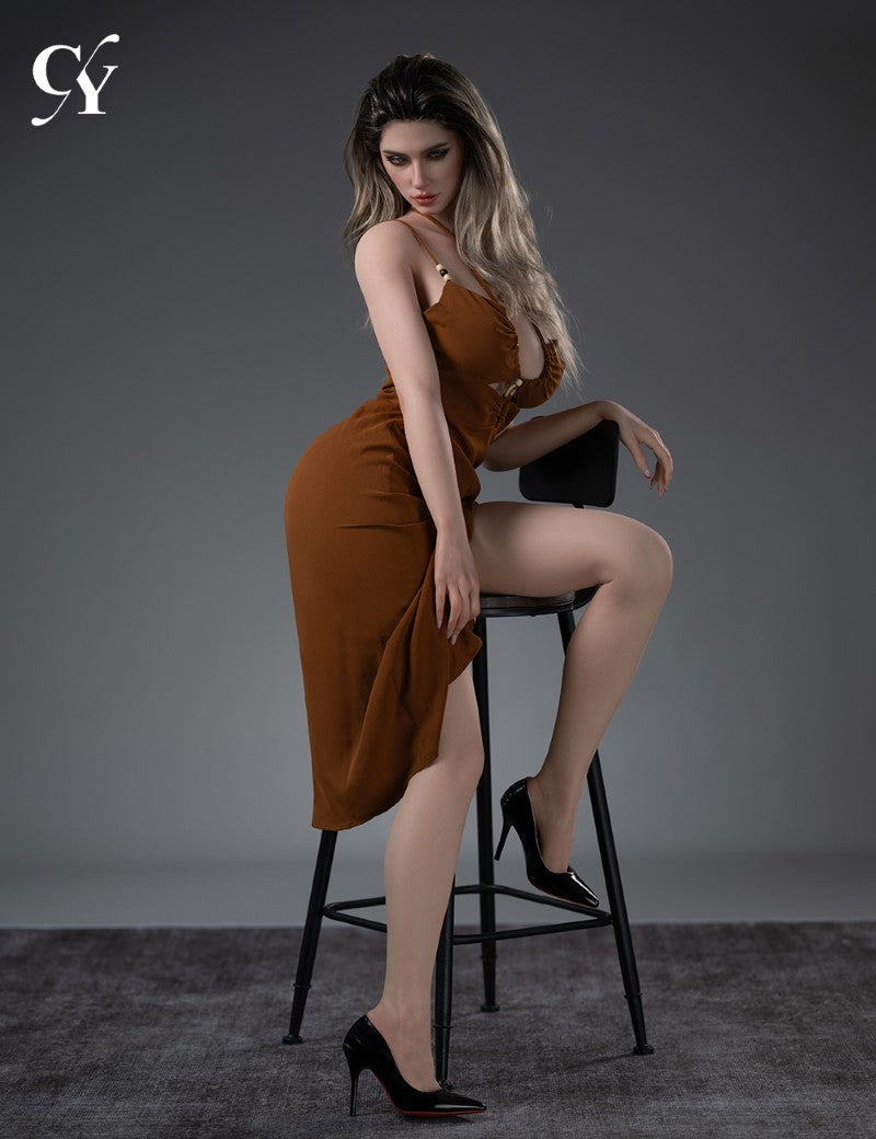 Carine poupée sexuelle (TOP CYDOLL 168 cm bonnet F TPE+Silicone)