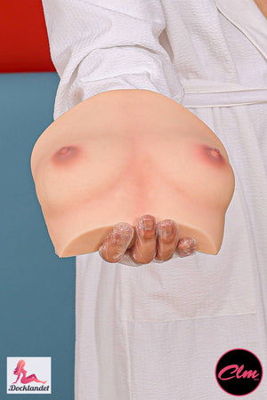 Torse des seins (s) poupée sexuelle (Climax Doll Silicone Pro A-Cup)
