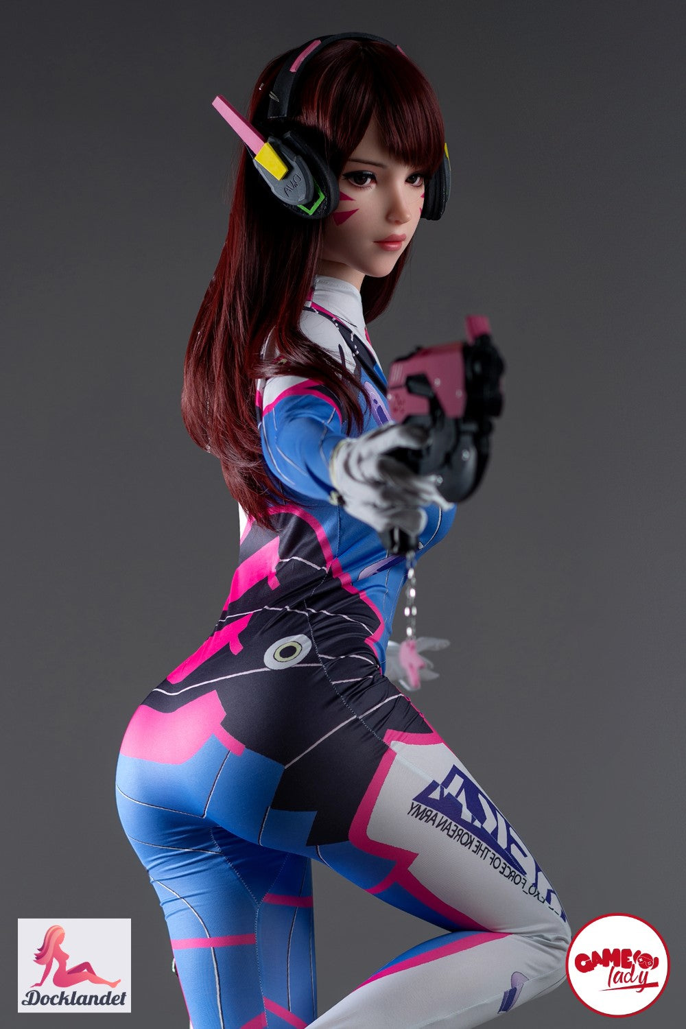 Chanson de D.Va Hana poupée sexuelle (Game Lady 167cm Bonnet D No.23 Silicone)