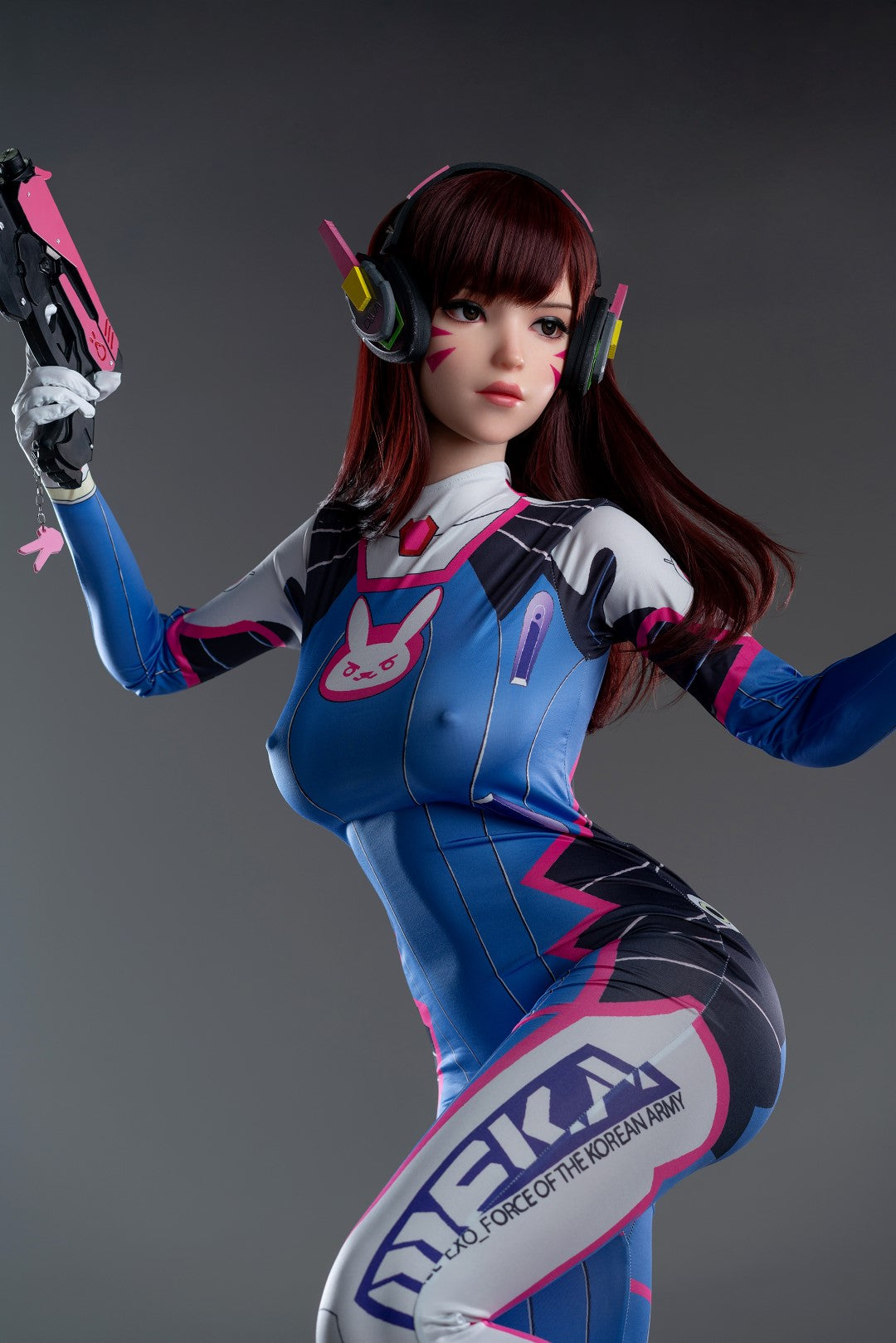 Chanson de D.Va Hana poupée sexuelle (Game Lady 167cm Bonnet D No.23 Silicone)
