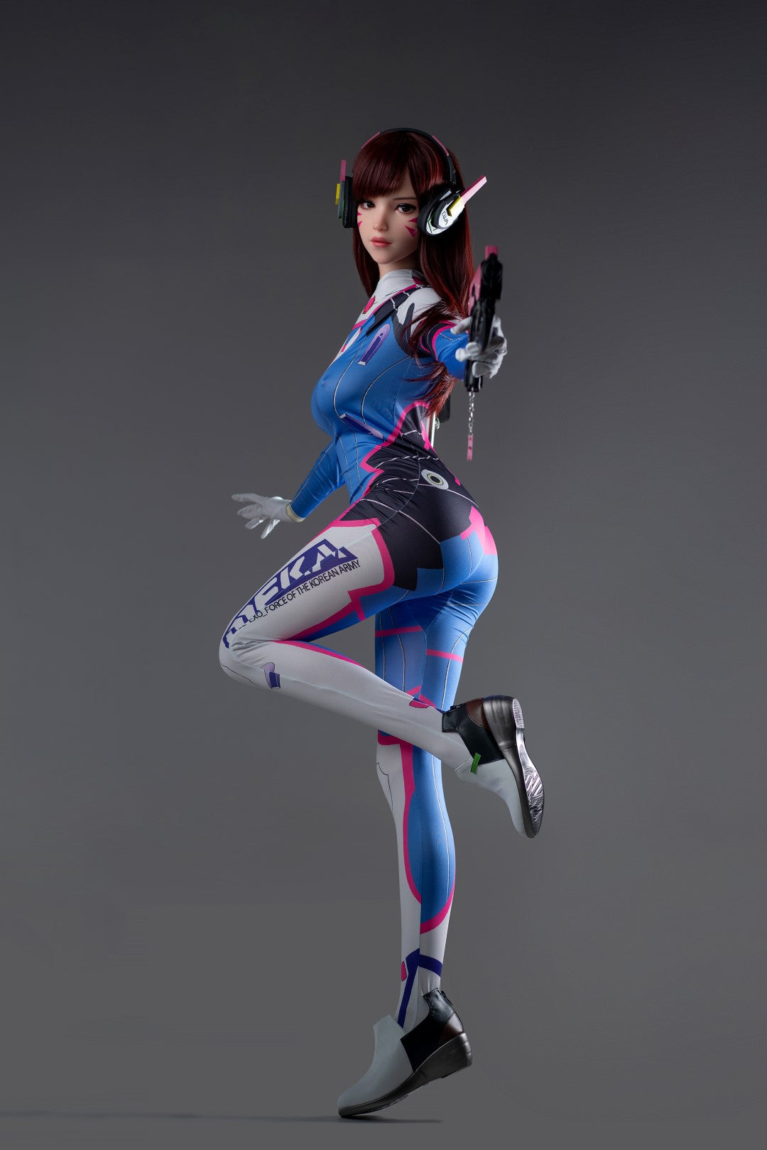Chanson de D.Va Hana poupée sexuelle (Game Lady 167cm Bonnet D No.23 Silicone)