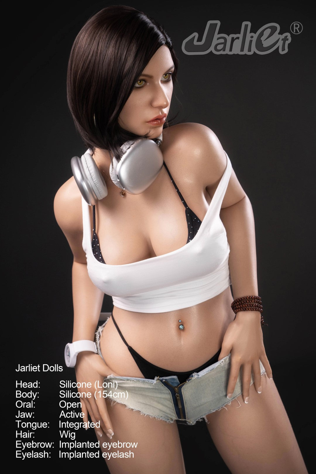 Loni poupée sexuelle (Jarliet 154 cm Silicone C-Cup)
