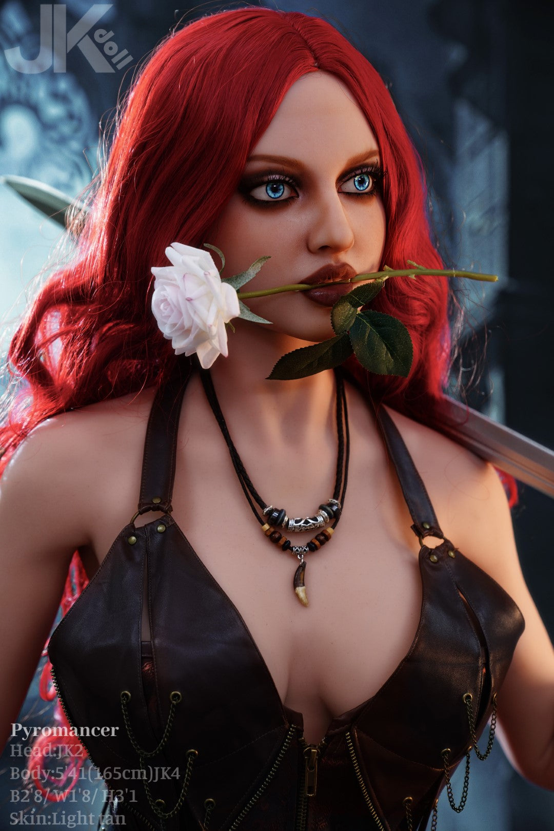 Pyromancien poupée sexuelle (JK-Doll Bonnet D 165 cm JK2 TPE)