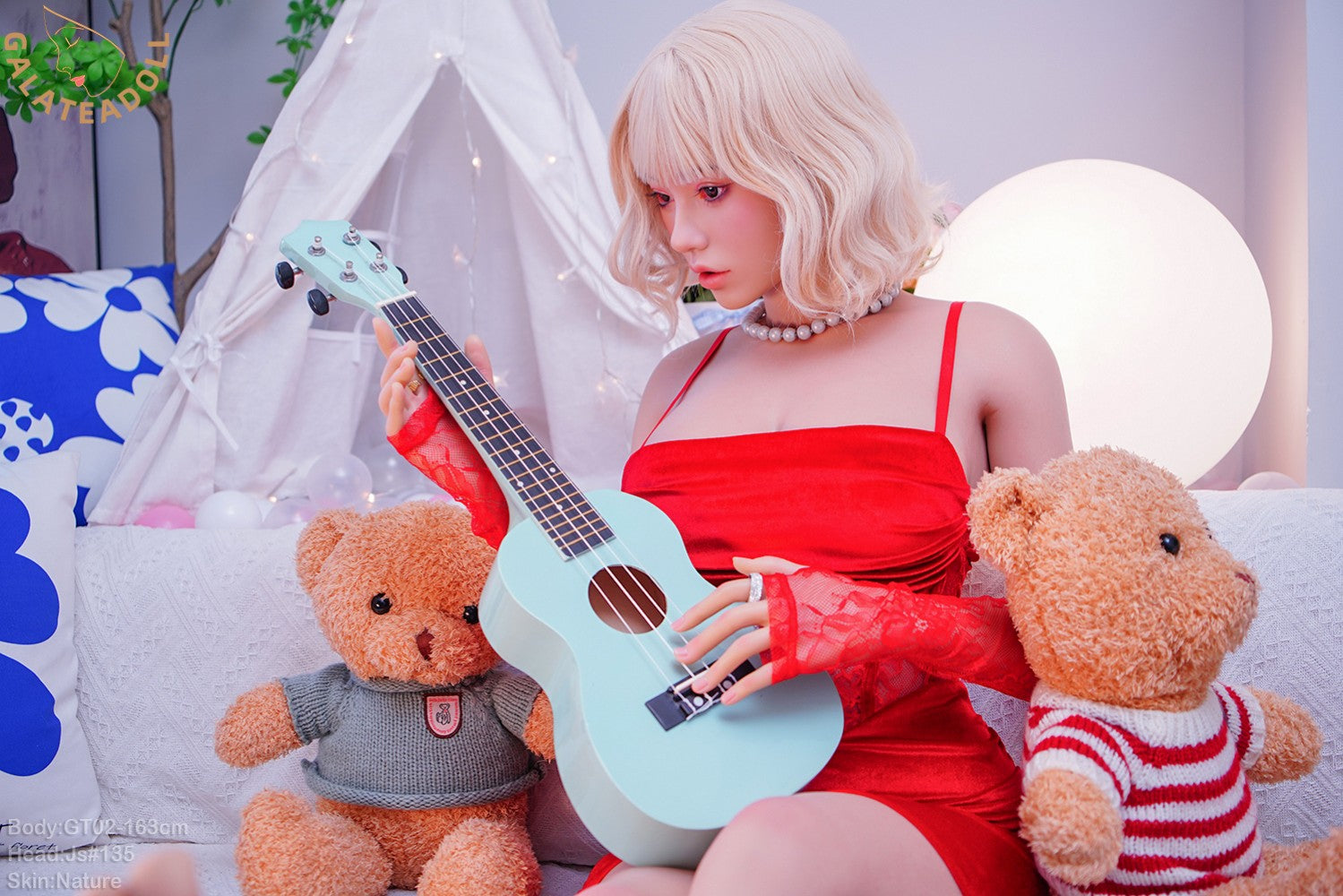 Molly poupée sexuelle (Galatea Doll 163cm Bonnet D #135 Silicone)