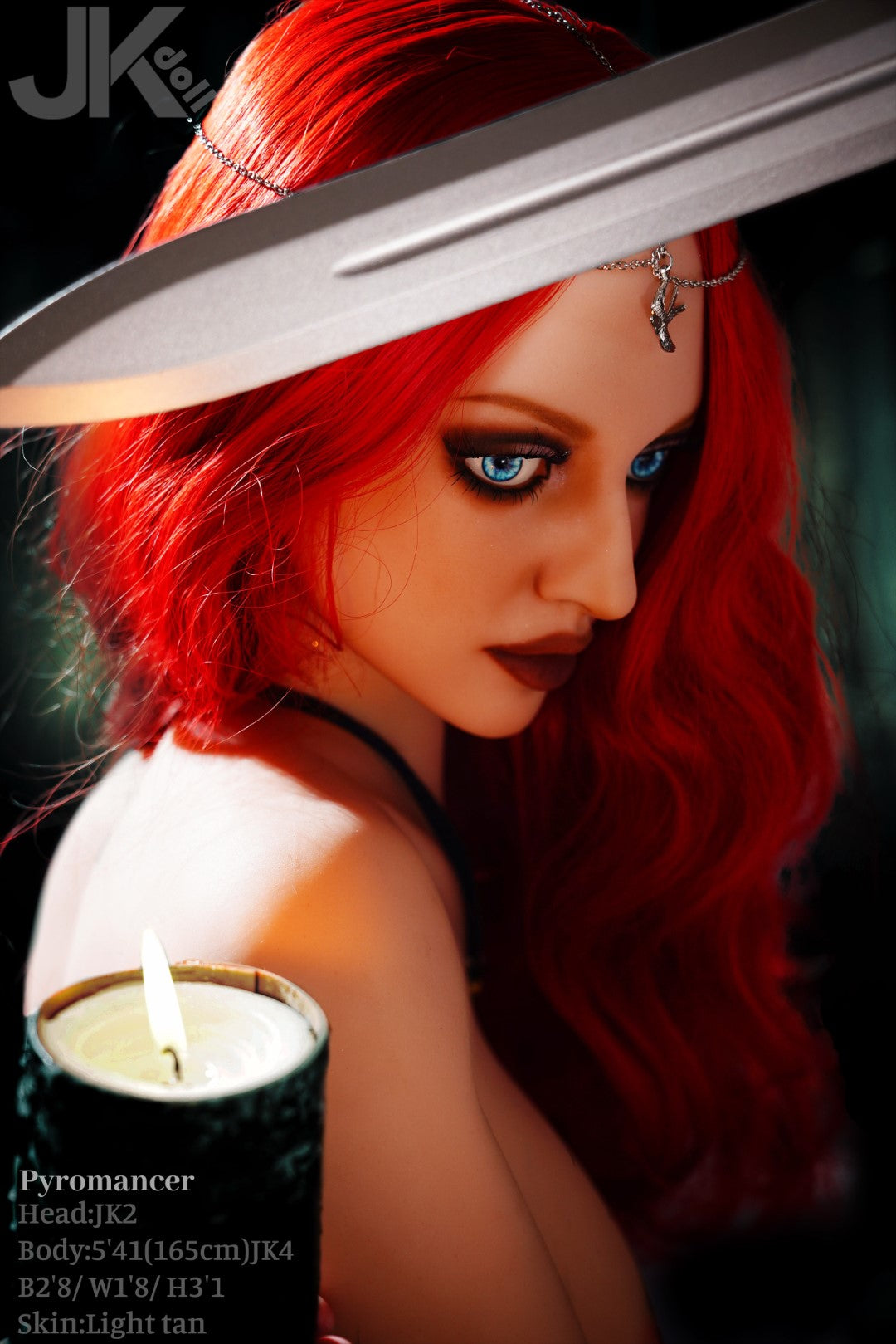 Pyromancien poupée sexuelle (JK-Doll Bonnet D 165 cm JK2 TPE)