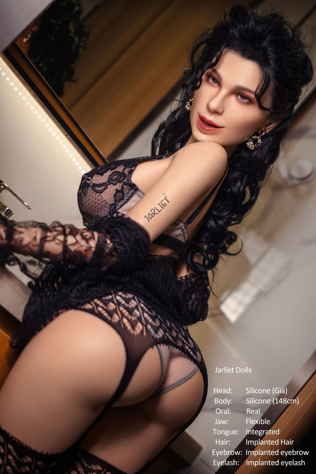 Gia poupée sexuelle (Jarliet 148 cm E-Cup Silicone)