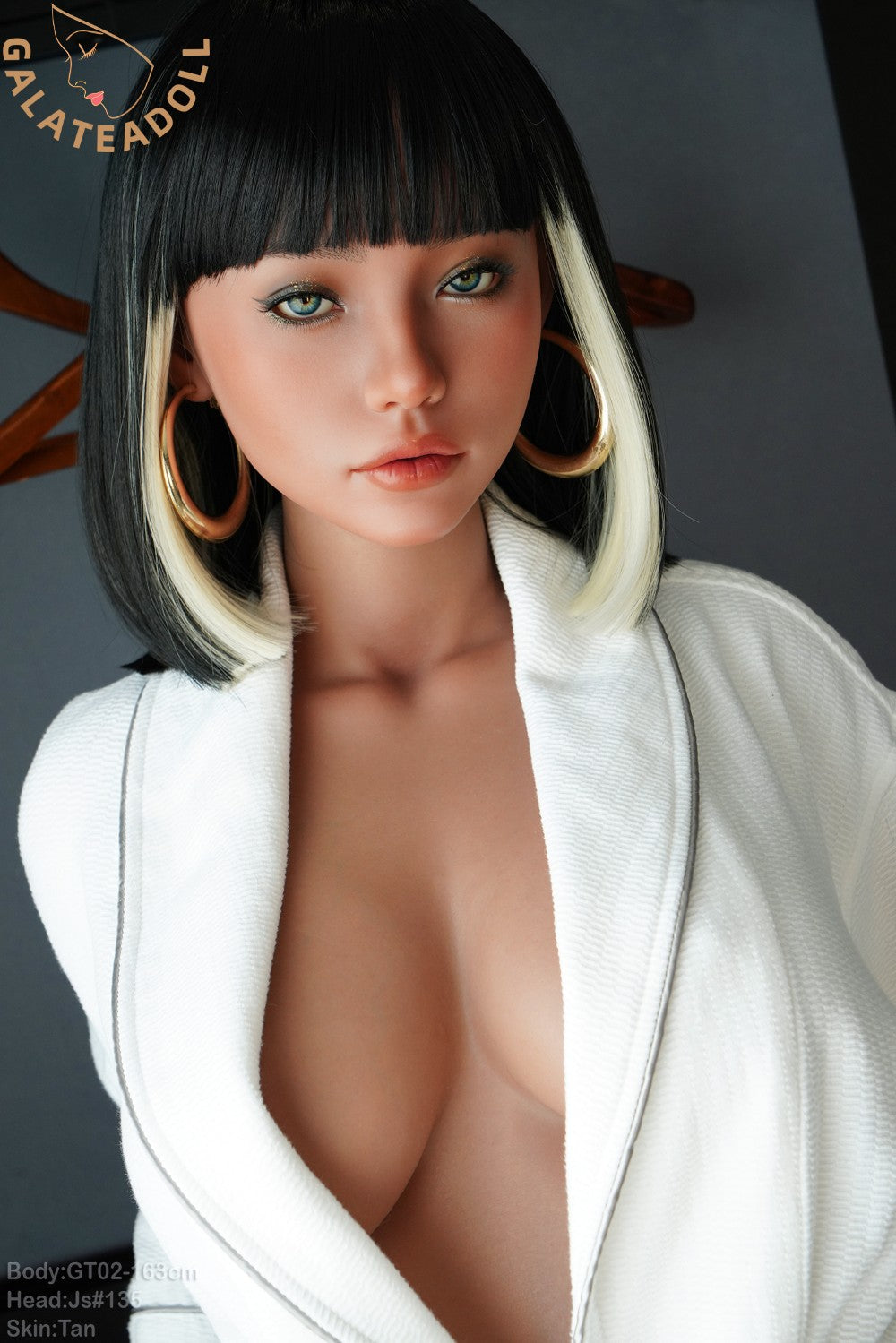 Nesrine poupée sexuelle (Galatea Doll 163cm Bonnet D #135 Silicone)
