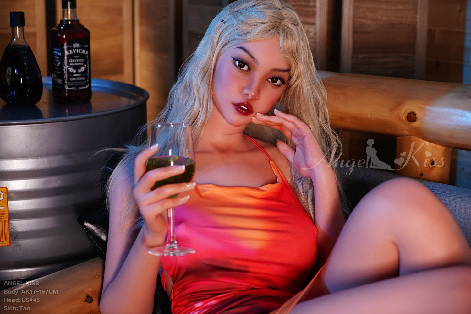 Marlene poupée sexuelle (AK-Doll 167cm D-Kupa # LS45 Silicone)