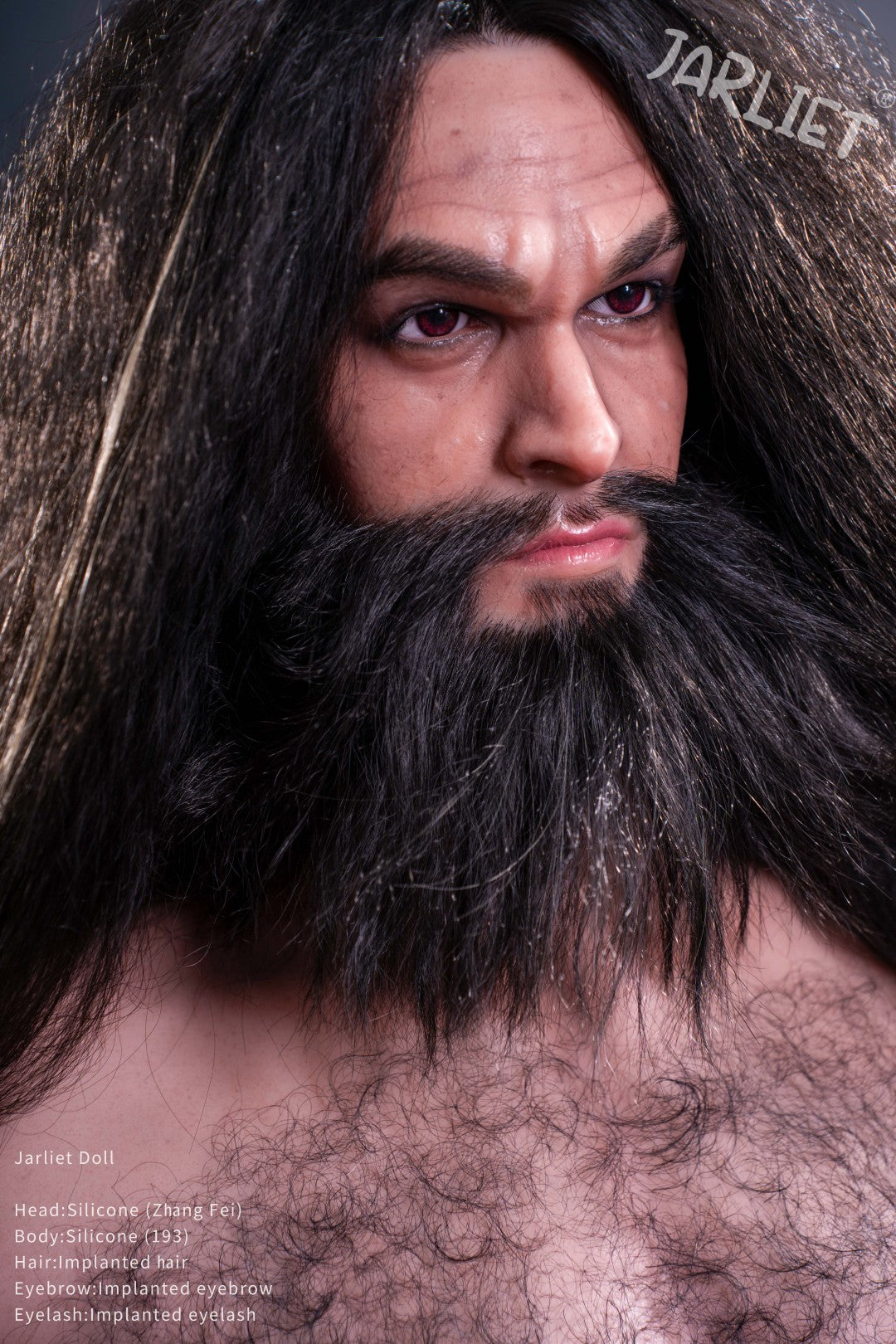 Mâle poupée sexuelle Zhang Fei (Jarliet 193 cm (Silicone)