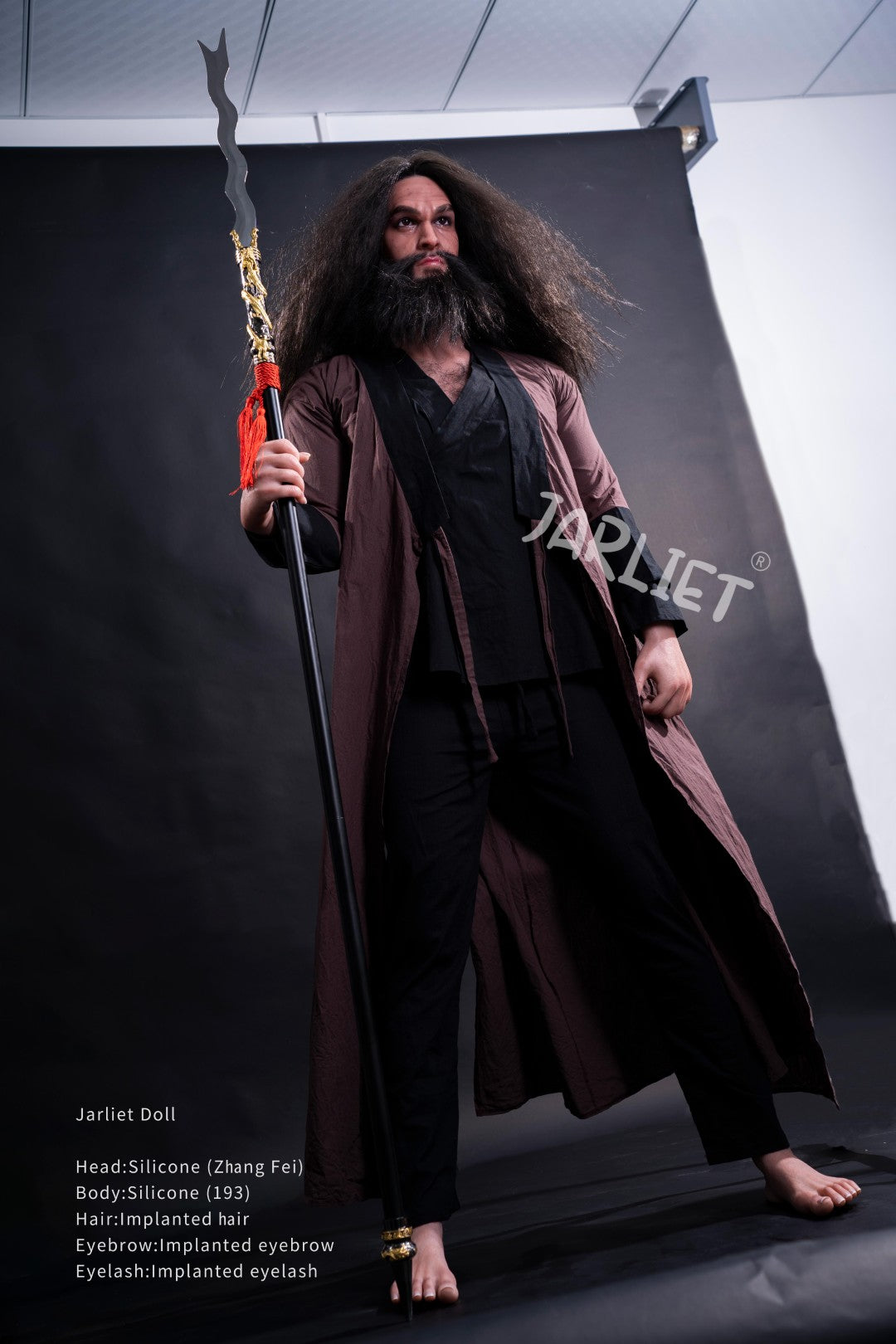 Mâle poupée sexuelle Zhang Fei (Jarliet 193 cm (Silicone)
